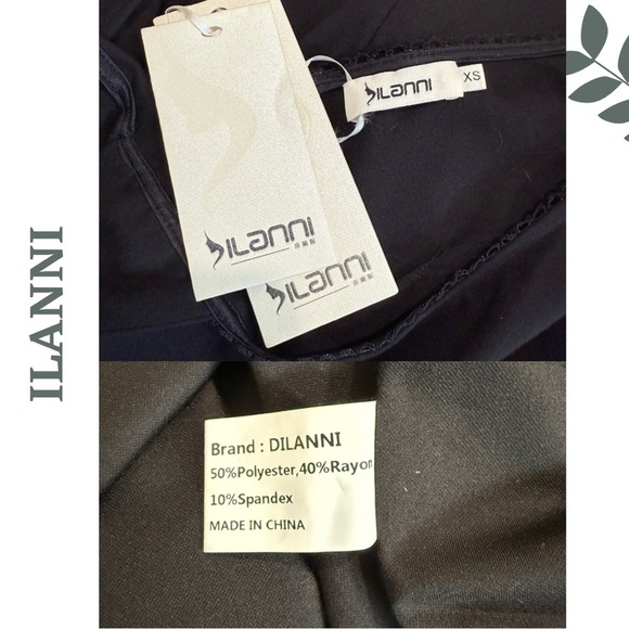 Dilanni Black Ruched Bodycon Dress with Back Zip Cocktails Dress Size XS - Picture 6 of 6